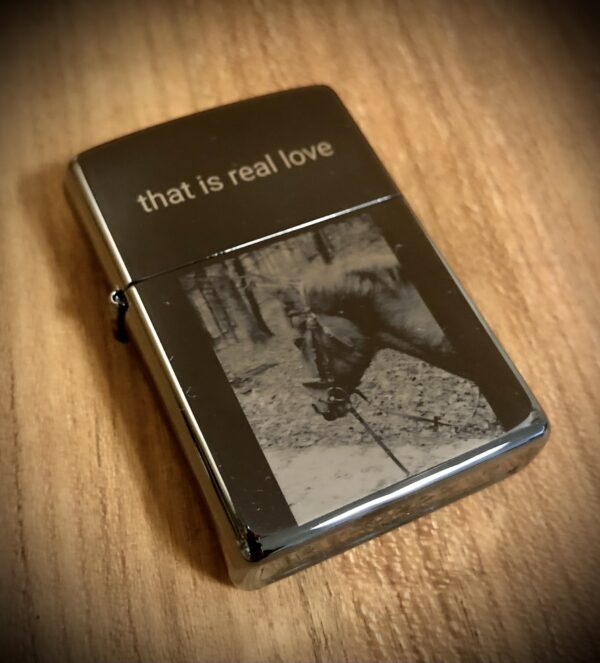 zippo ebony mit gravur foto