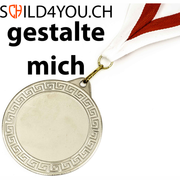 Medaille Silber mit grvaur