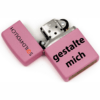 Zippo personalisierbar Pink Matt