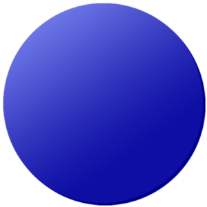 Acrylschilder blau 3mm rund