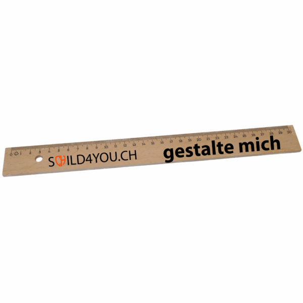 Lineal Holz 30cm
