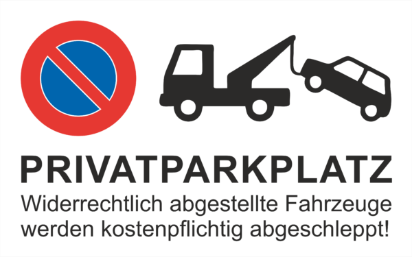 Parkplatzschild PP8 40x 25 cm